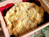 Crumble au cassis