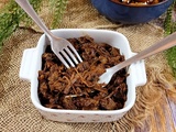 Effiloché de boeuf sauce barbecue