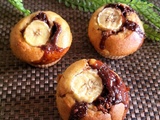 Muffins banane pâte à tartiner