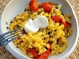 One Pot Pasta aux Tomates Cerises et Burrata au Thermomix