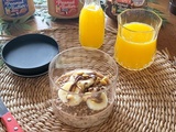 Overnight Porridge & Beurre de Cacahuète chocolat
