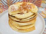 Pancakes fluffy à la pâte à tartiner