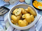 Pommes de terre cuites à la vapeur de foin