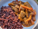 Poulet Basque Facile et Riz Rouge de Camargue