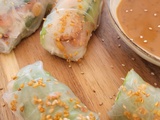 Rouleaux de printemps aux crevettes grises