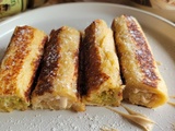 Roulés de pain perdu