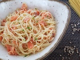 Spaghettis saumon
