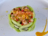 Tartare de saumon au kiwi