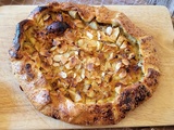 Tarte feuilletée aux pommes façon rustique
