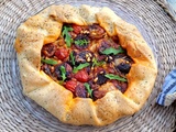 Tarte saumon chèvre chorizo