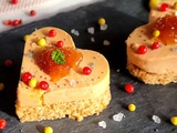 Toast de foie gras sur pain d'épices et marmelade de citron