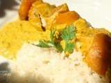 Envolée exotique : Brochette de Poulet et Mangue au curry