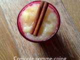 Compote pomme-coing