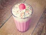 Milkshake fraises Tagada et noix de coco { Candy Day #8 }