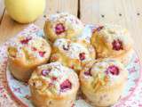 Muffins acidulés aux pommes et aux framboises