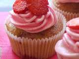Cupcakes fraises et tagada