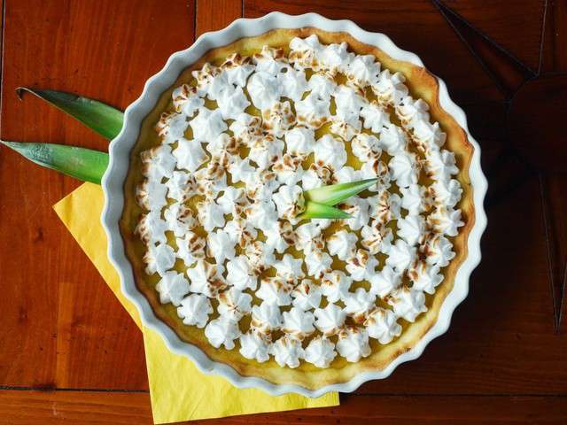 Tarte feuilletée express à l'ananas