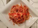 Spaghettis au thon et aux câpres