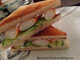N°39: Club sandwich au surimi et concombre