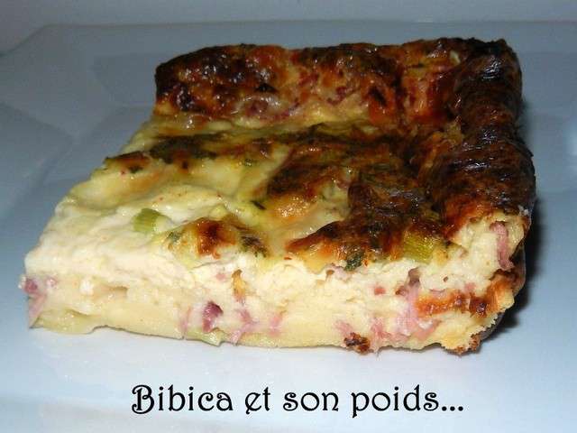 Recettes De Quiche Sans Pâte De Bibica Et Son Poids