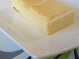 Gâteau léger au fromage blanc {sans pâte} à la vanille