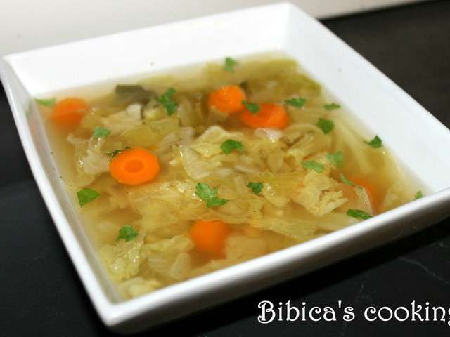 Recettes De Soupe Au Chou De Bibica Et Son Poids