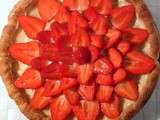 Tarte feuilletée aux fraises
