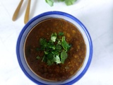 Marocaine de lentilles mijotées à la coriandre : simple, rapide et économique