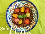 Salade de lentilles express