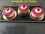Cheesecake aux fraises :