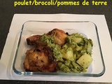 Poulet/brocoli/pommes de terre :
