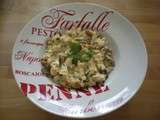 Viva Italia : risotto au poulet et aux champignons parfumé au persil (merci Subtil’Italie)