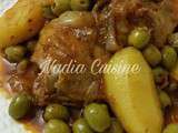 Cuisses de poulet aux olives et pommes de terre cookeo