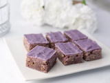 Brownie ube délicieusement gourmand