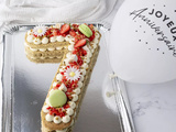 Comment préparer un Gâteau d’anniversaire Number Cake pistache fraise
