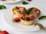 Flans aux fraises gourmands