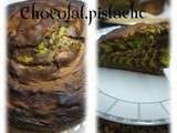 Gâteau zébré chocolat/pistache