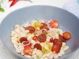 Salade de haricots blancs et Chorizo
