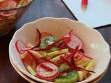 Salade de radis et Kiwis pour filles bien