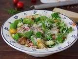 Salade Toscane qui sent bon l’été