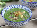Soupe épinards brocolis