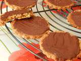 Biscuits chocolat-épeautre et flocons d'avoine