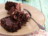 Brownie chocolat noir - courgette