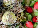 Salade de quinoa et falafels vegan