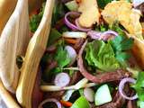 Salade thaïe boeuf épicé