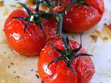 Tomates grappes rôties au four