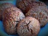 Cookies à la Pâte d'Amande, Kasha et Noisettes-sans gluten ni lactose