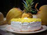 Gâteau Génoise Victoria Coco (Ananas~Coco~Rhum)