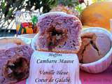 Muffins au Cambarre Mauve & Vanille Bleue, Coeur de Galabé #semaine créole 2017 #somén kréol 2017