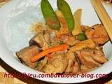 Porc aux Légumes Sauce Miso (asiatique)
